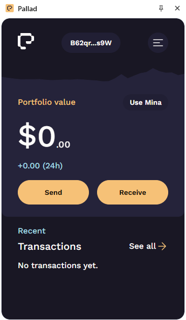 Pallad Wallet Staking
