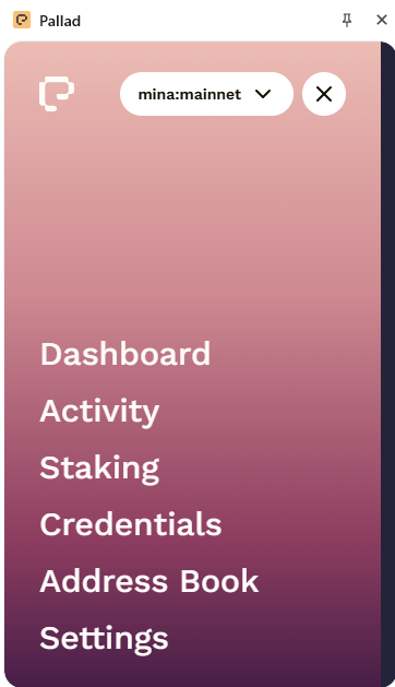 Pallad Wallet Staking